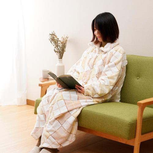 マイクロボア　着る毛布