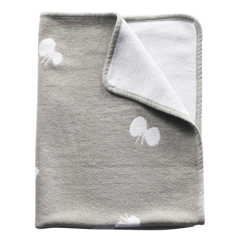 コットン　ミニブランケット　CHOUCHO　グレー