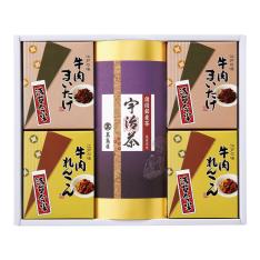 〈高島屋／浅草今半〉諸国銘産茶・牛肉佃煮詰合せ