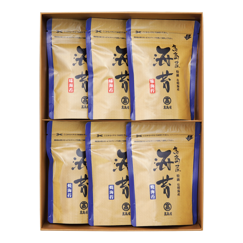 〈高島屋〉有明海産のり「特級」スタンドパック詰合せ