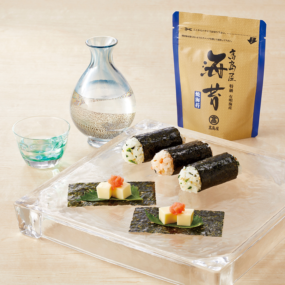 〈高島屋〉有明海産のり「特級」スタンドパック・手巻きのり詰合せ