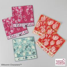 パッケージ入りタオルハンカチ5点セット