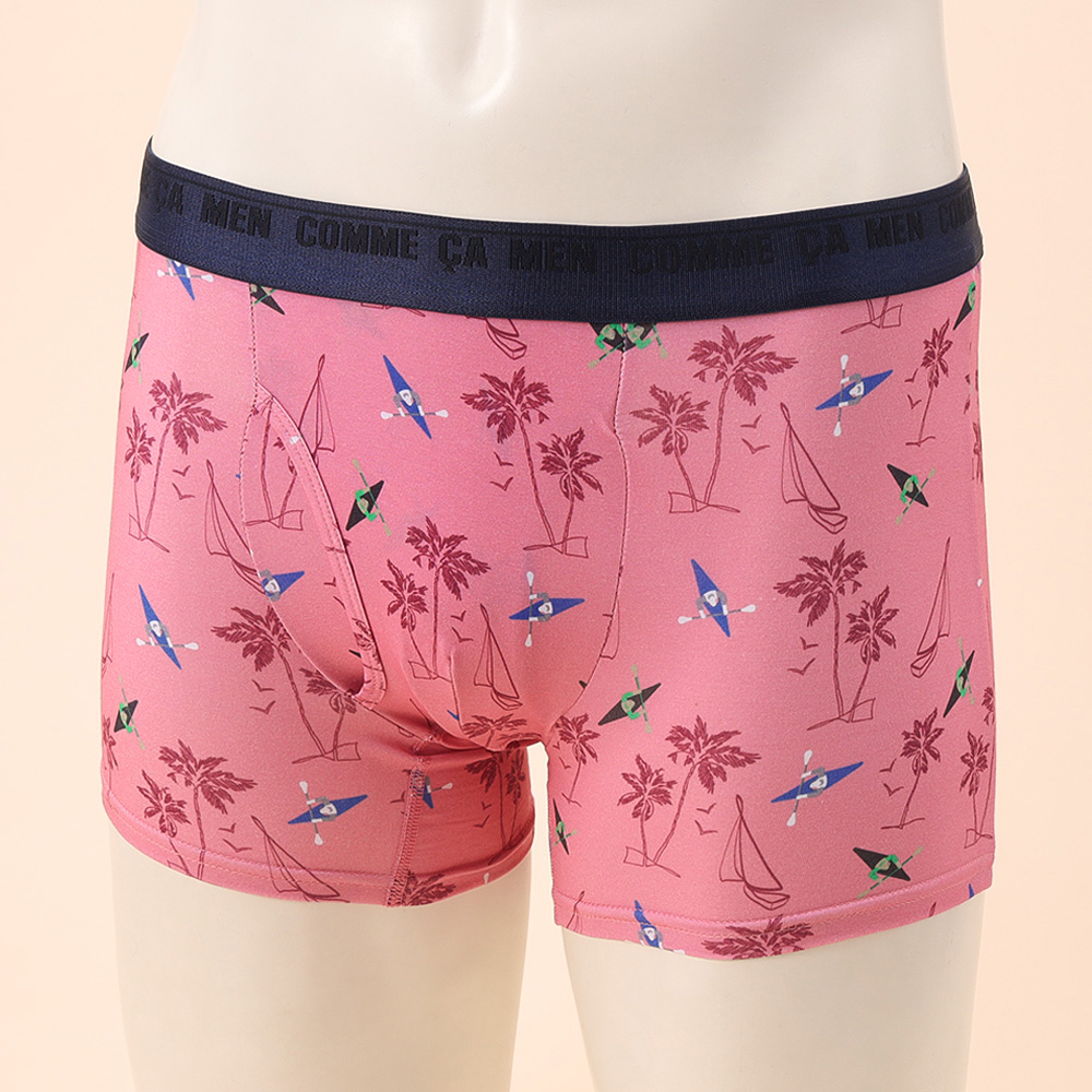 カヌー総柄 ボクサーパンツ 前開き M→L