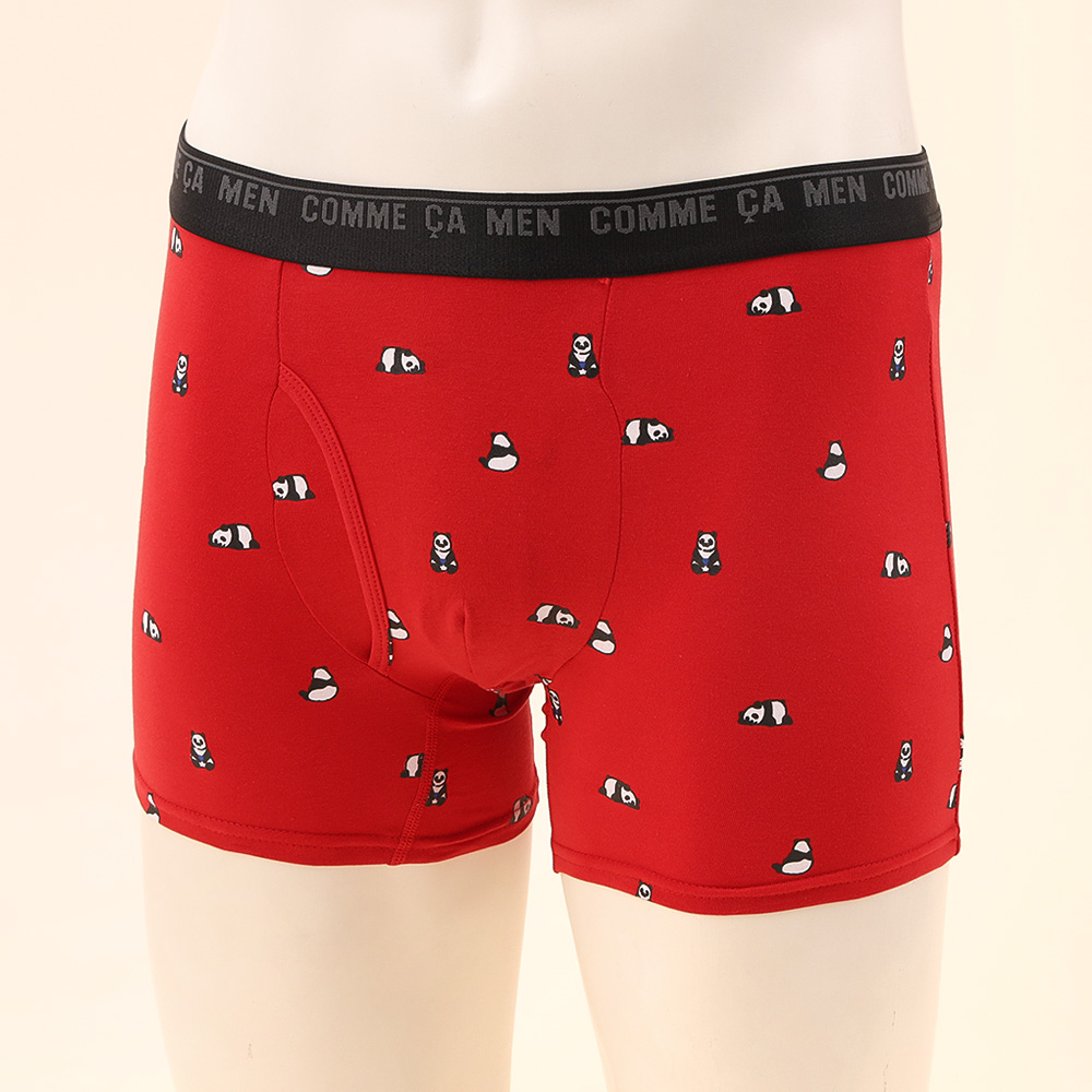 パンダ柄 ボクサーパンツ 前開き M→L
