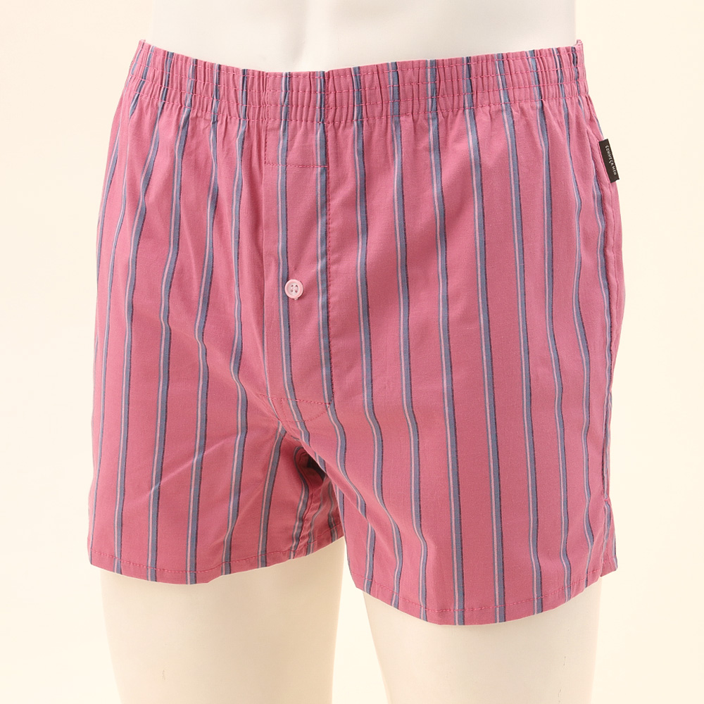 ストライプ柄 ストレッチトランクス 前開き M→LL