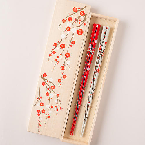 Rimpa 梅紅白