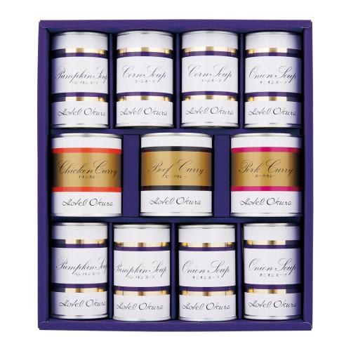 〈ホテルオークラ〉スープ・カレー缶詰セット