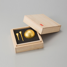 金沢箔ゴルフボール&ティーセット