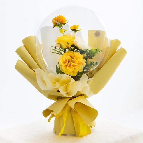 flower balloon イエロー系