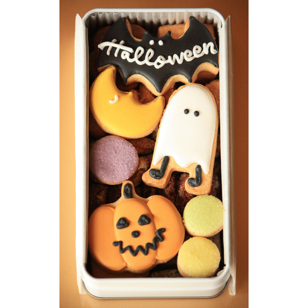 ＜上七軒とびら＞おばけたちのハロウィン缶
