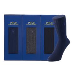 〈ポロ・ラルフローレン〉紳士靴下3足セット