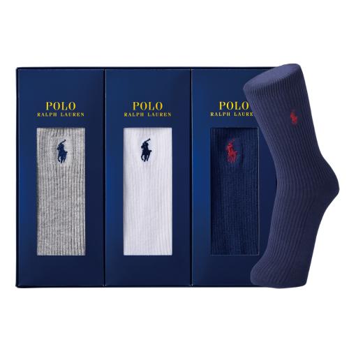 〈ポロ・ラルフローレン〉紳士靴下3足セット
