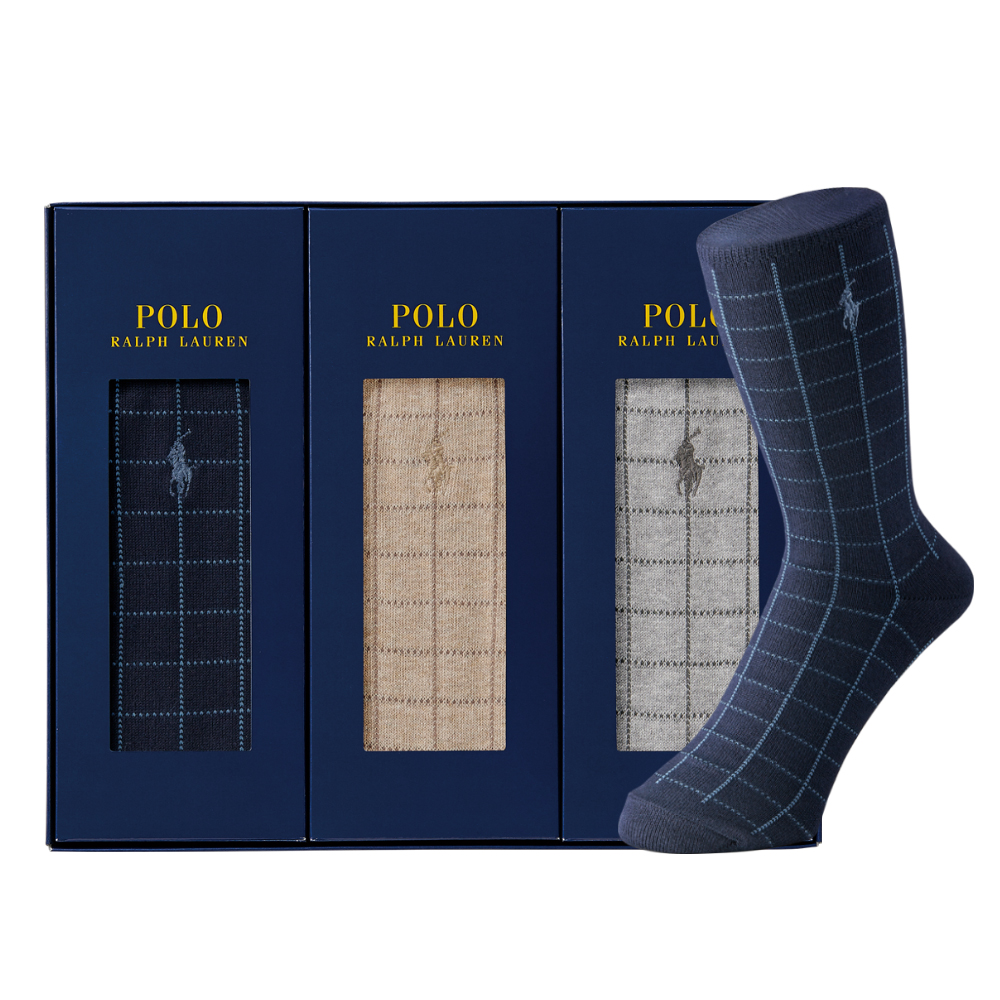 〈ポロ・ラルフローレン〉紳士靴下3足セット