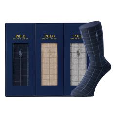 〈ポロ・ラルフローレン〉紳士靴下3足セット