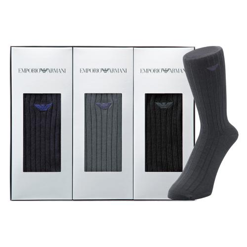 〈エンポリオ・アルマー二〉紳士靴下3足セット
