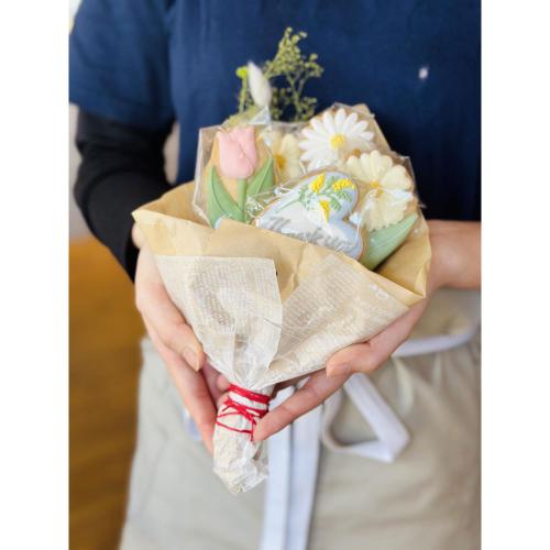 【ホワイトデー】春のクッキーブーケ