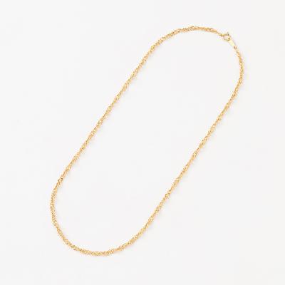 K18YG スクリューチェーンネックレス