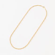 K18YG スクリューチェーンネックレス