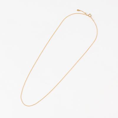 K18YG ケーブルチェーンネックレス