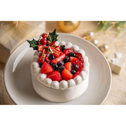 【クリスマス】ミガキイチゴとベリーのケーキ