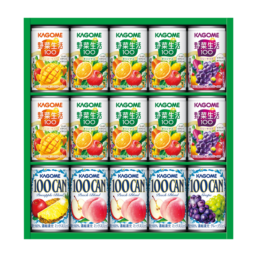 〈カゴメ〉フルーツ＆野菜飲料ギフト