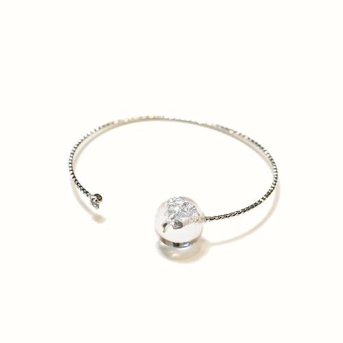 Le Ballon Bangle Silver