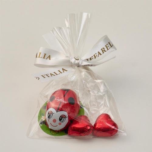 カファレル てんとう虫とミニハートセット×5袋セット