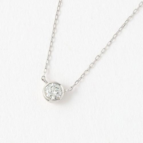Dカラー･SI2クラスPt 0.3ctダイヤペンダント