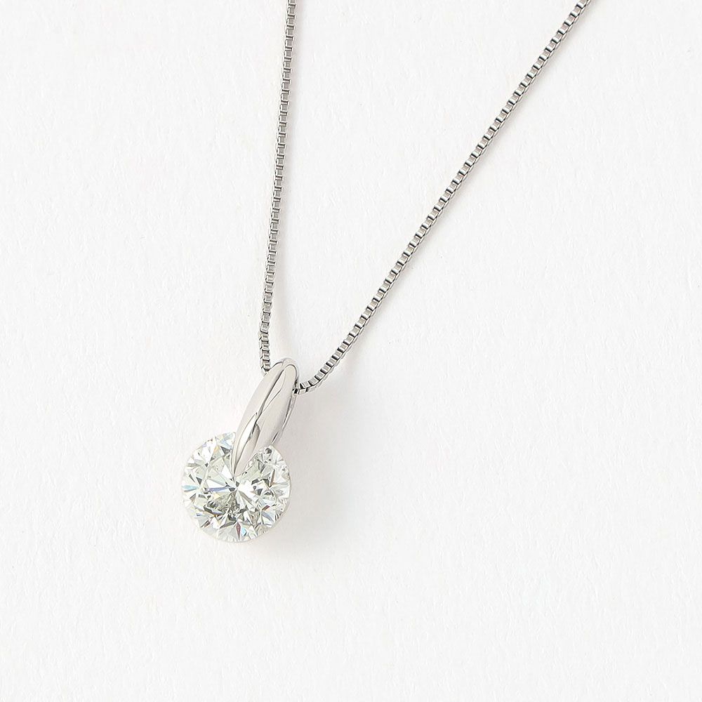 Pt1ctダイヤペンダント