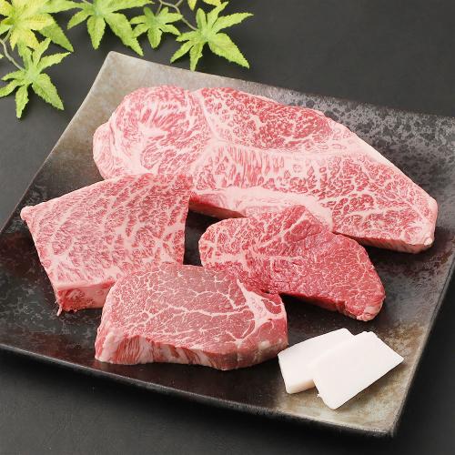 福袋　国内産黒毛和牛ステーキ用食べ比べセット（ロース・モモ・ヒレ）