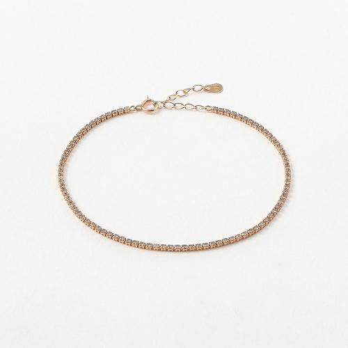 K18PGダイヤ計1ctテニスブレスレット