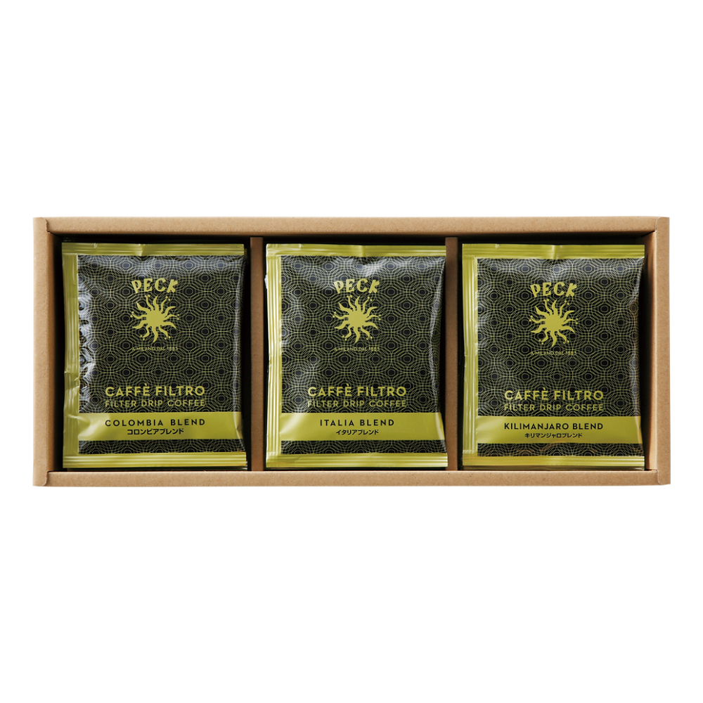 〈ペック〉フィルタードリップコーヒー詰合せ