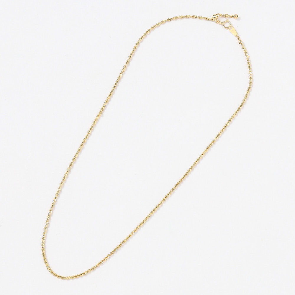 K18ロープネックレス