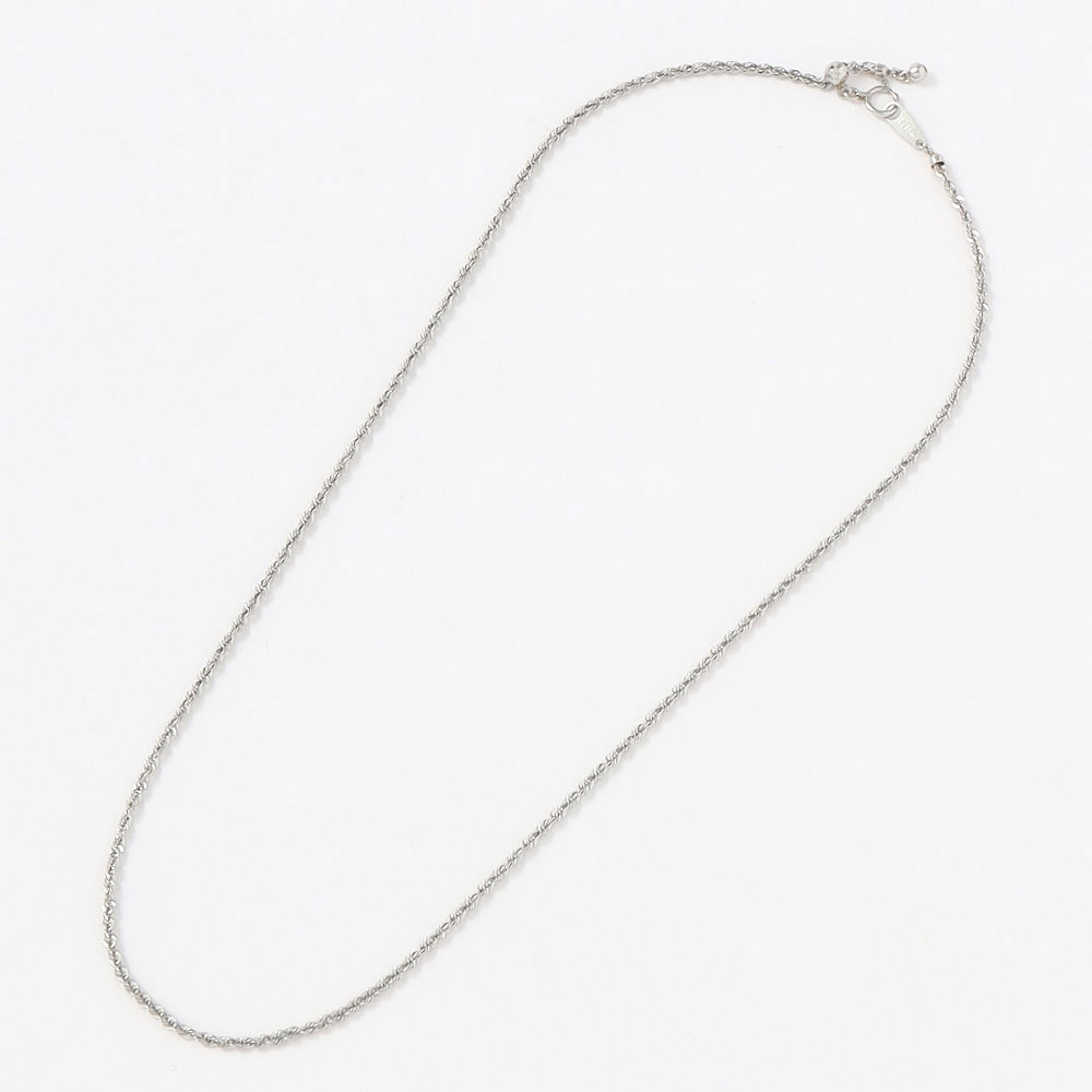 Pt850ロープネックレス