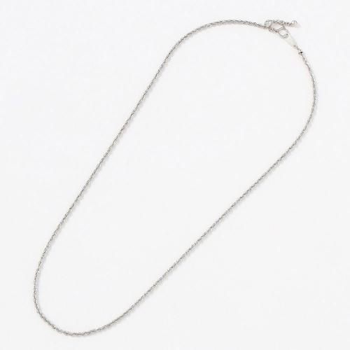 Pt850ロープネックレス