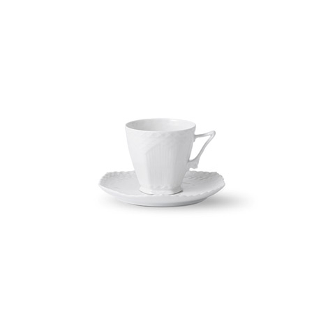 ホワイトフルーテッド フルレース コーヒーカップ＆ソーサー | 商品 