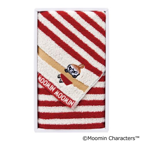 〈ムーミン〉ミイ　ボーダーII　フェイスタオル