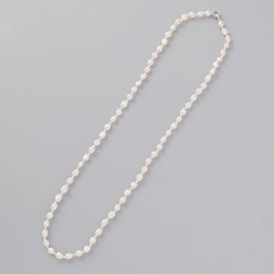 淡水パールロングネックレス