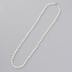 淡水パールロングネックレス