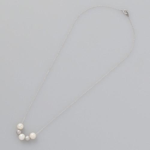 7mmアコヤパールデザインネックレス