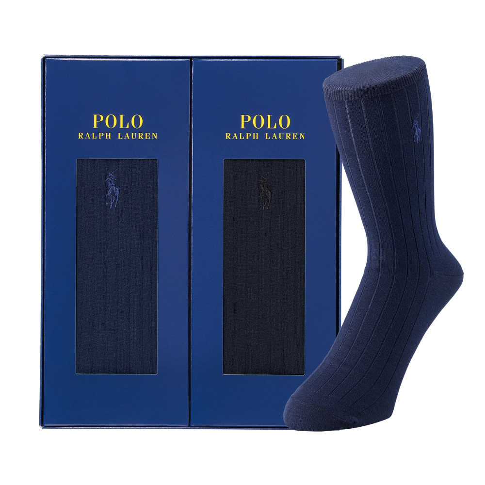 〈ポロ・ラルフローレン〉紳士靴下2足セット
