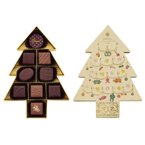 トリュフ9粒入(クリスマスラベル)