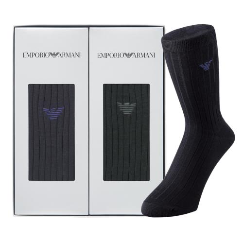 〈エンポリオ・アルマー二〉紳士靴下2足セット