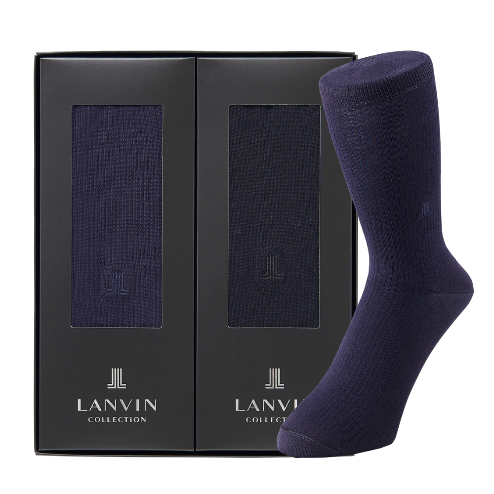 〈ランバン〉紳士靴下2足セット