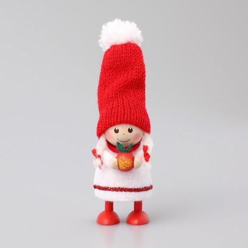 りんごを持つ女の子