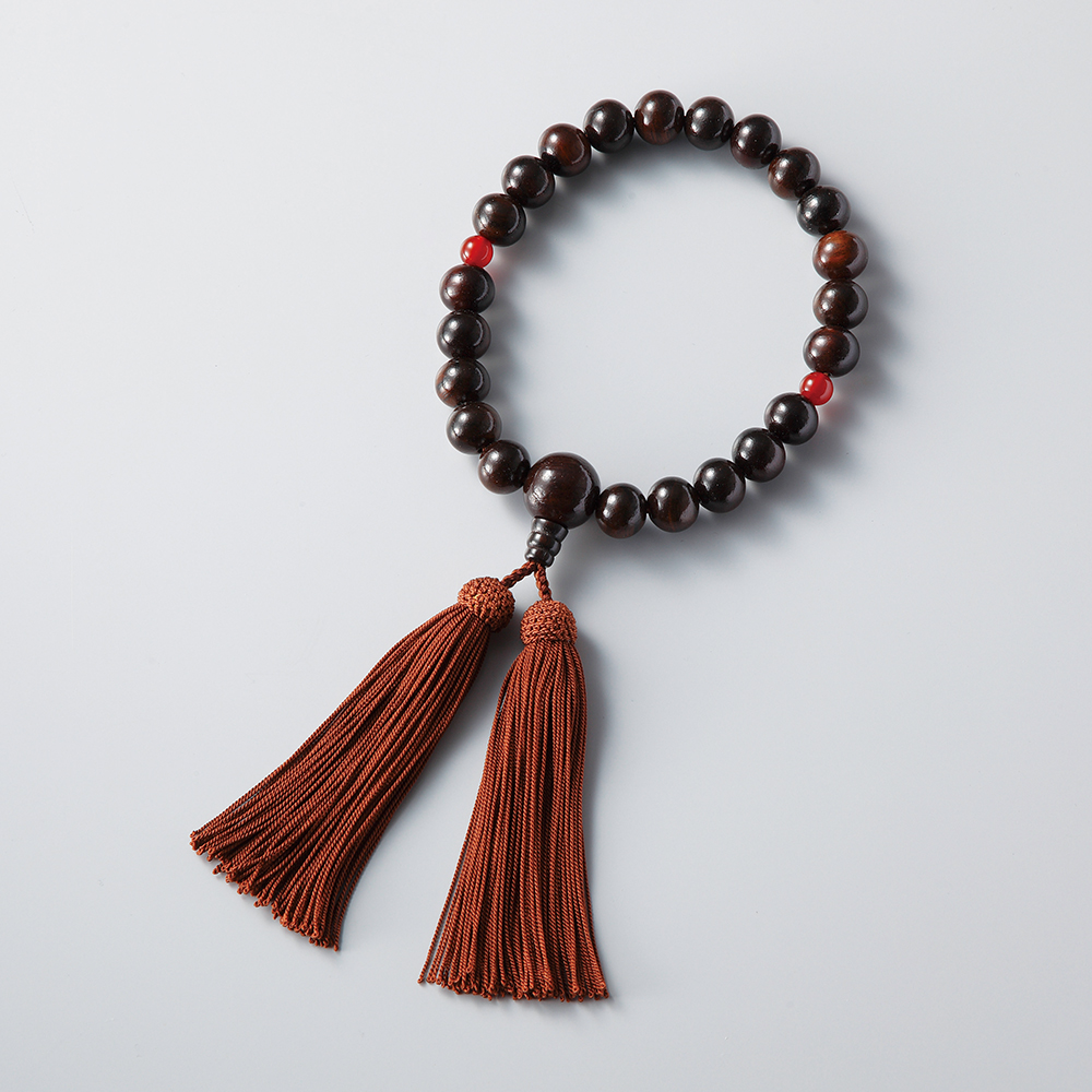 〈松房〉縞黒檀　本瑪瑙