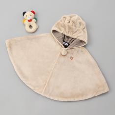 マイクロファー マントセット （茶くま）