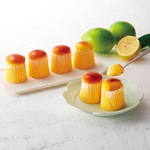 〈菓子wabiya〉チーズスフレ 料理長の帽子