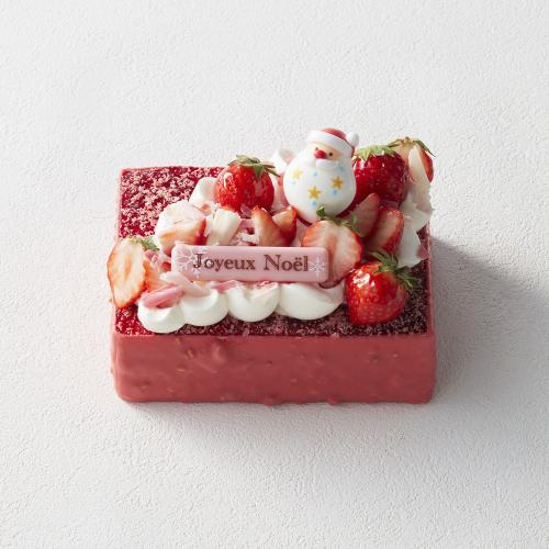 【店頭受取／新宿店】X'mas苺とホワイトチョコレートのオペラ【12月24日(水) ・25日(木) 】