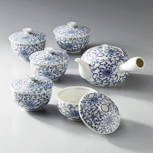 〈たち吉〉京唐草 茶器